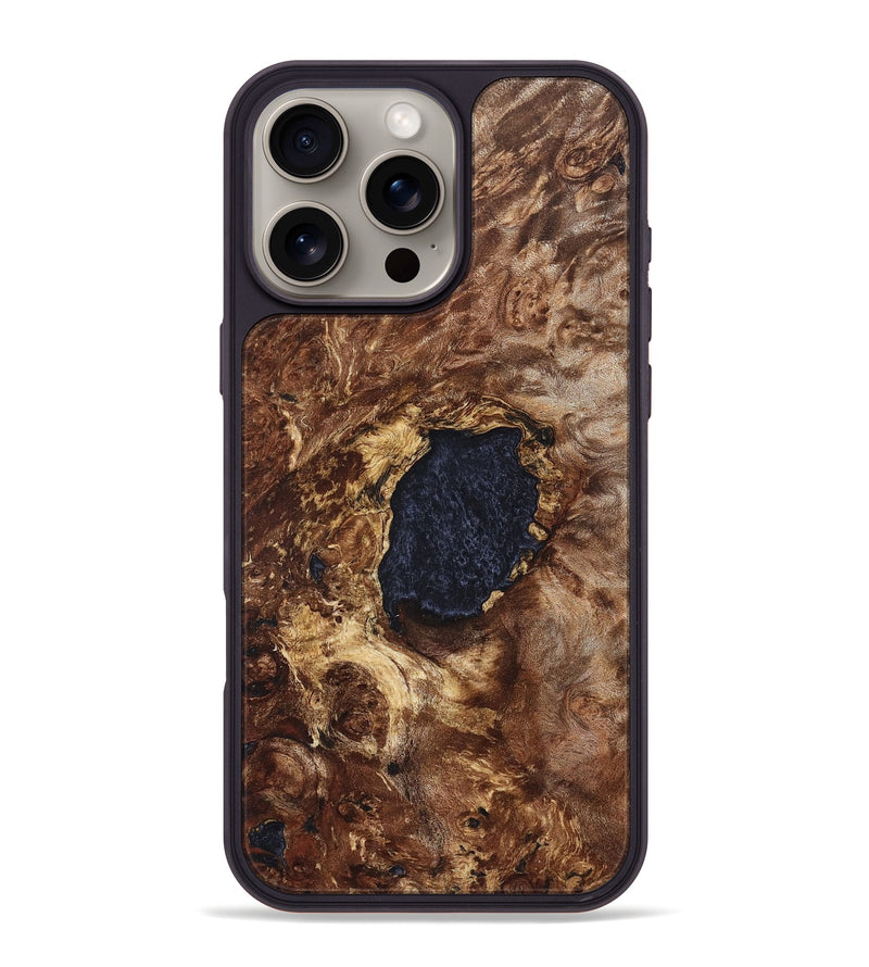 iPhone 16 Pro Max Wood Phone Case - Lesley (Wood Burl, 823710)
