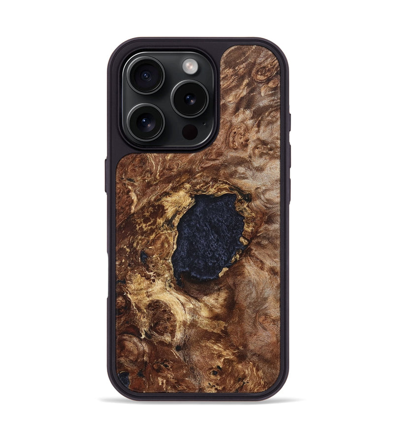 iPhone 16 Pro Wood Phone Case - Lesley (Wood Burl, 823710)