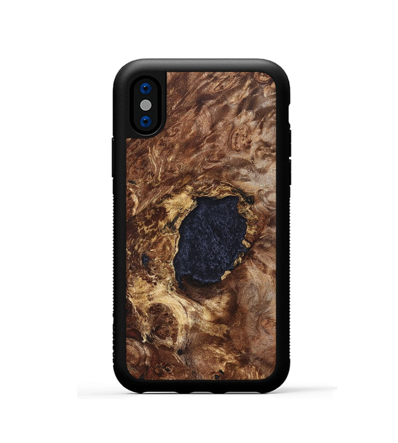 iPhone Xs Wood Phone Case - Lesley (Wood Burl, 823710)