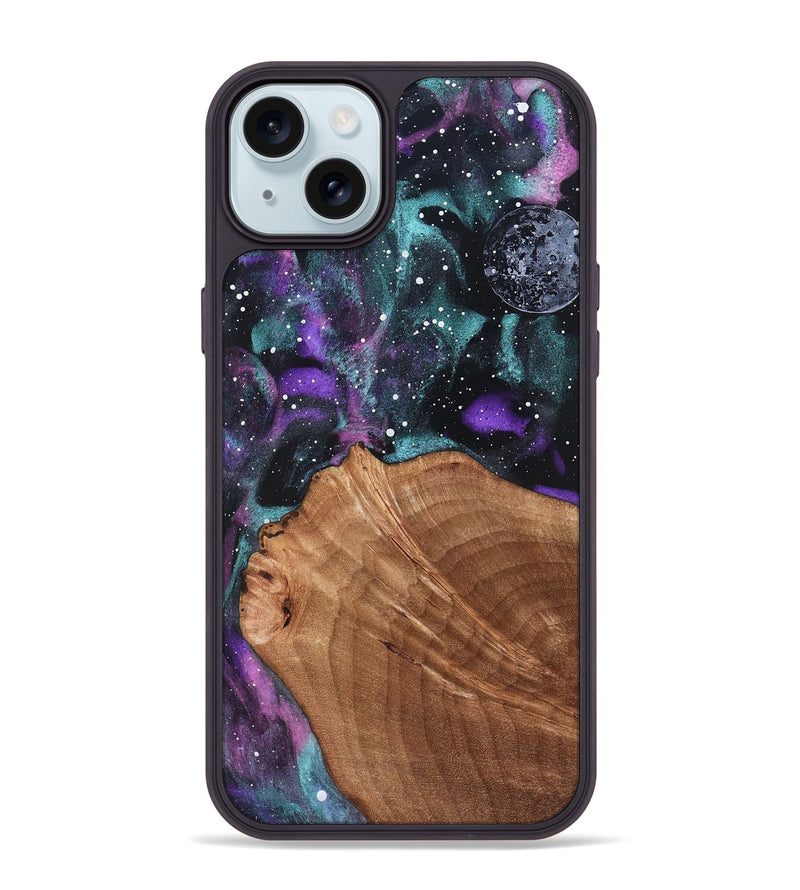 iPhone 15 Plus Wood Phone Case - Lizette (Cosmos, 823714)