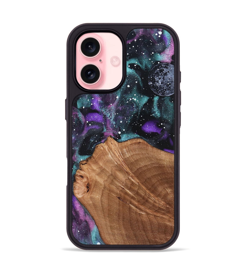 iPhone 16 Wood Phone Case - Lizette (Cosmos, 823714)