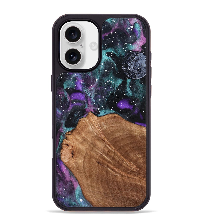 iPhone 16 Plus Wood Phone Case - Lizette (Cosmos, 823714)