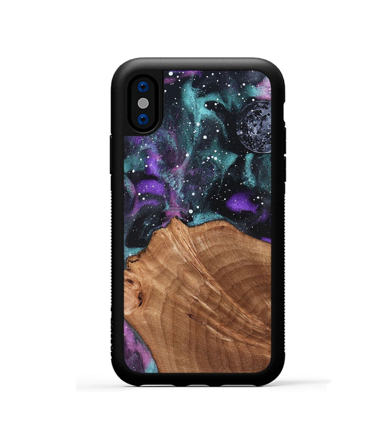 iPhone Xs Wood Phone Case - Lizette (Cosmos, 823714)