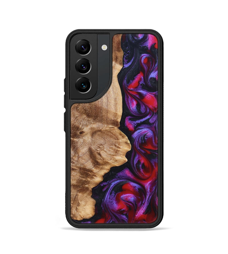 Galaxy S22 Wood Phone Case - Zyair (Red, 823715)