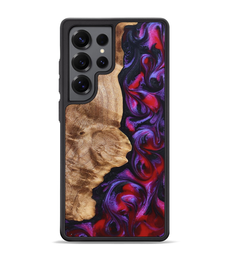 Galaxy S25 Ultra Wood Phone Case - Zyair (Red, 823715)