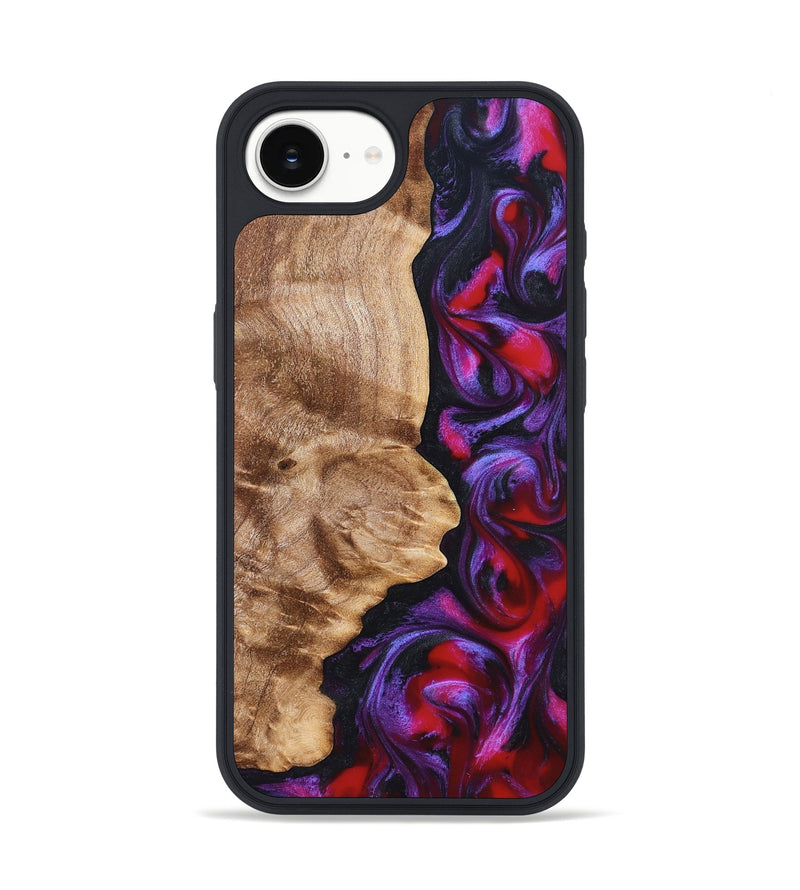 iPhone 16e Wood Phone Case - Zyair (Red, 823715)