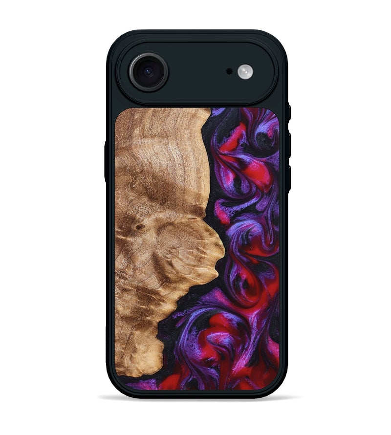 iPhone 17 Air Wood Phone Case - Zyair (Red, 823715)