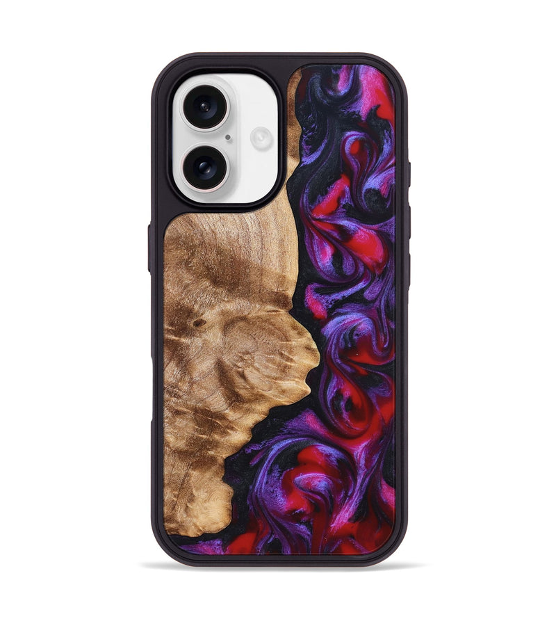iPhone 17 Wood Phone Case - Zyair (Red, 823715)