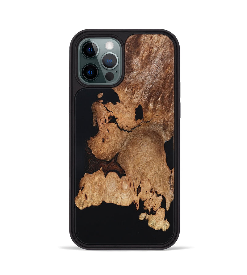 iPhone 12 Pro Wood Phone Case - Enoch (Wood Burl, 823716)