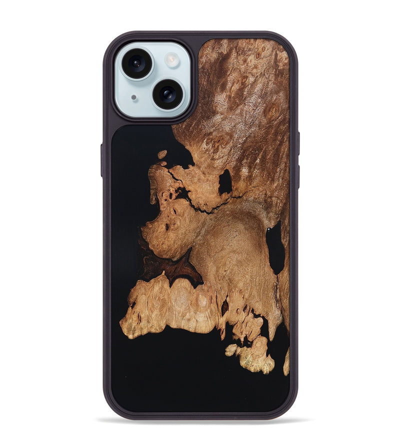 iPhone 15 Plus Wood Phone Case - Enoch (Wood Burl, 823716)