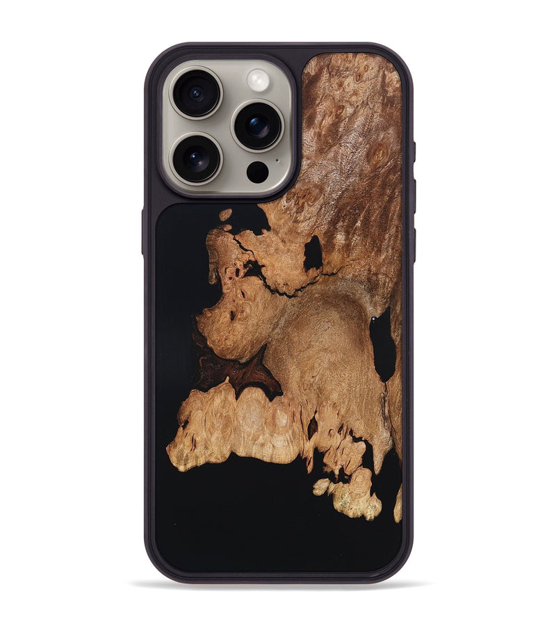 iPhone 15 Pro Max Wood Phone Case - Enoch (Wood Burl, 823716)