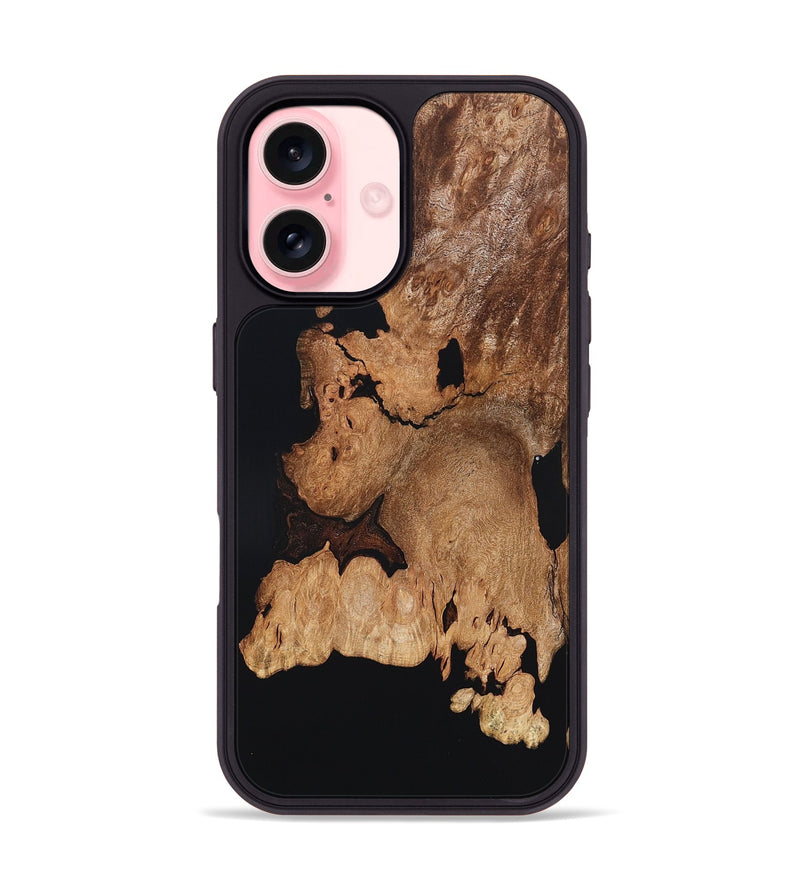 iPhone 16 Wood Phone Case - Enoch (Wood Burl, 823716)