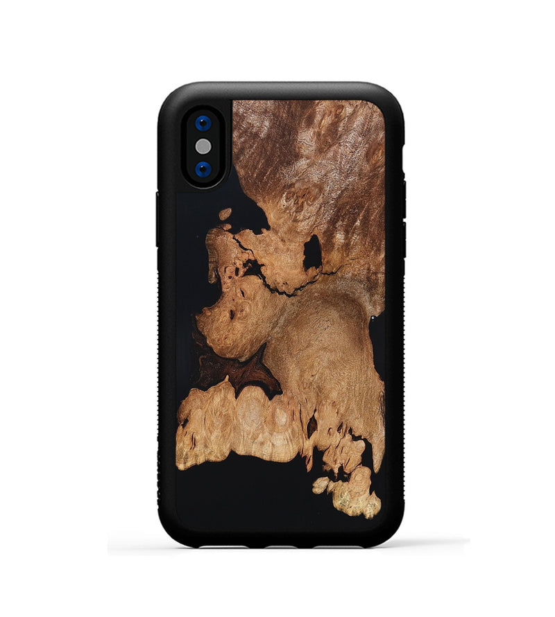 iPhone Xs Wood Phone Case - Enoch (Wood Burl, 823716)