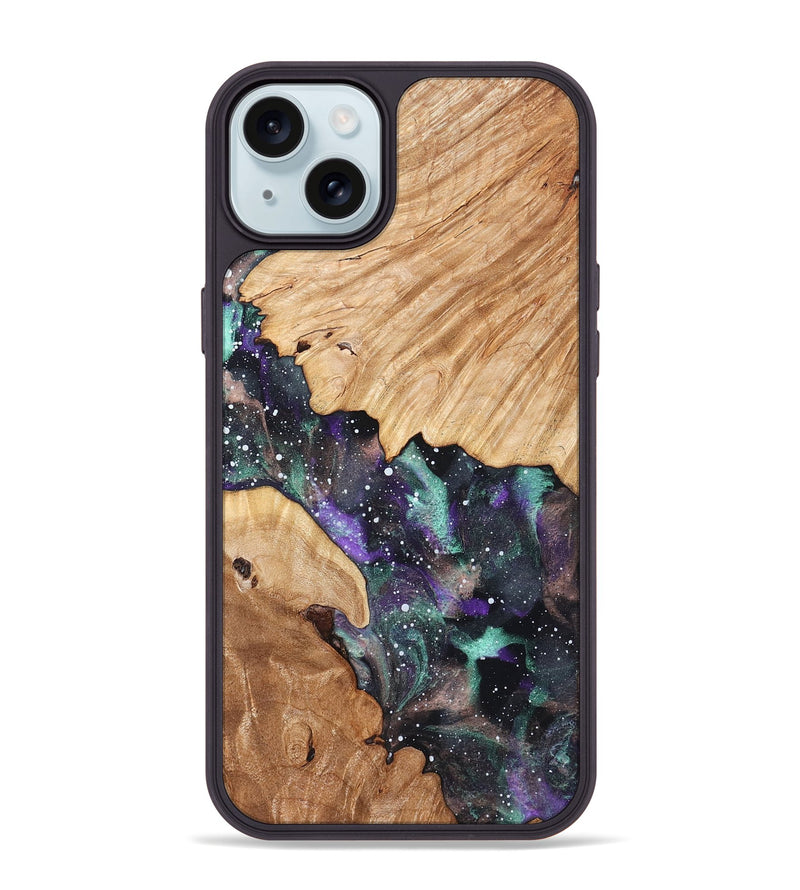 iPhone 15 Plus Wood Phone Case - Amara (Cosmos, 823719)