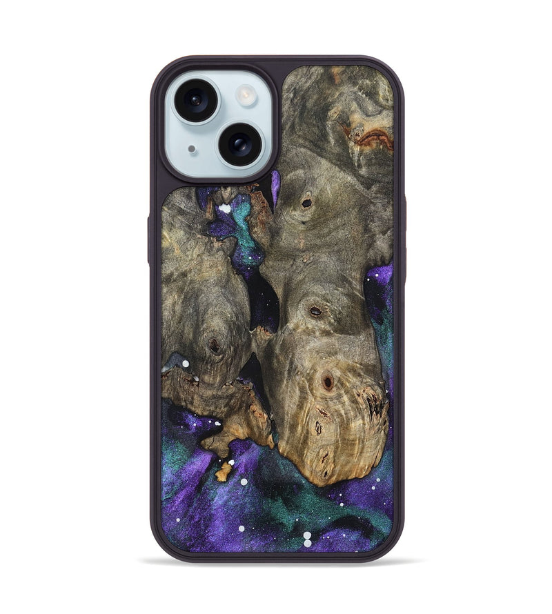 iPhone 15 Wood Phone Case - Isa (Cosmos, 823720)