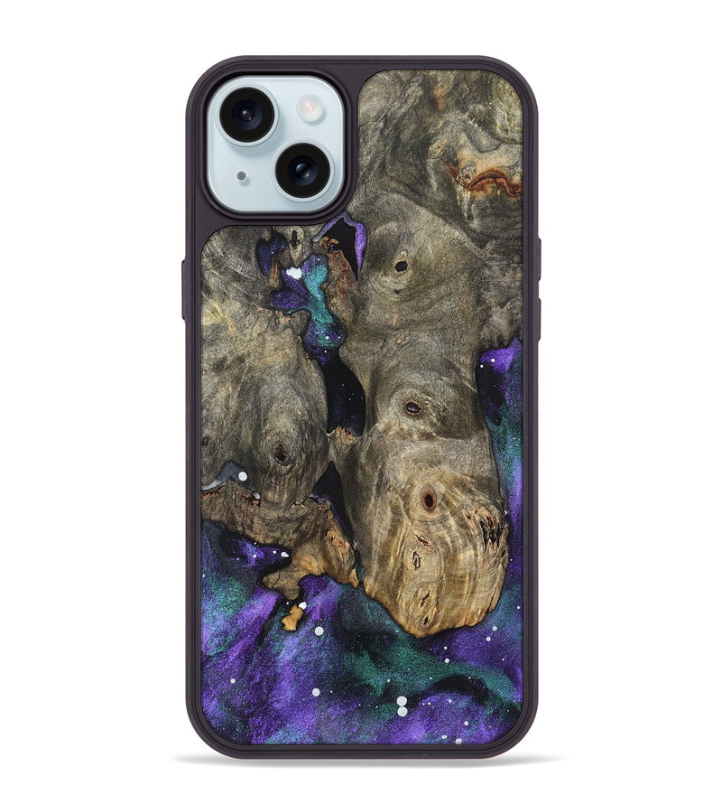 iPhone 15 Plus Wood Phone Case - Isa (Cosmos, 823720)