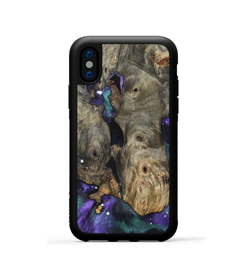 iPhone Xs Wood Phone Case - Isa (Cosmos, 823720)