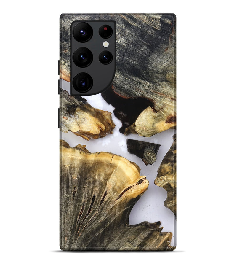 Galaxy S22 Ultra Wood Live Edge Phone Case - Kayden (Clear, 823724)