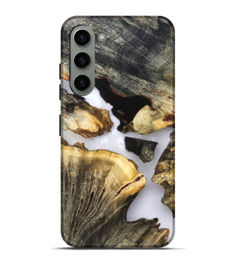 Galaxy S23 Plus Wood Live Edge Phone Case - Kayden (Clear, 823724)