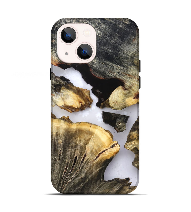 iPhone 13 Wood Live Edge Phone Case - Kayden (Clear, 823724)