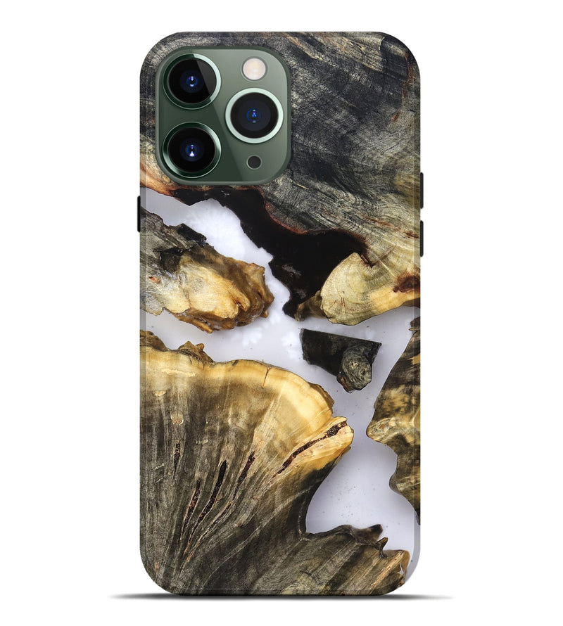 iPhone 13 Pro Max Wood Live Edge Phone Case - Kayden (Clear, 823724)