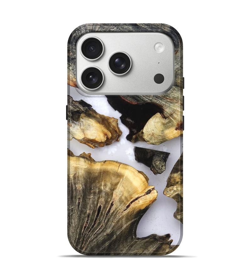 iPhone 17 Pro Wood Live Edge Phone Case - Kayden (Clear, 823724)