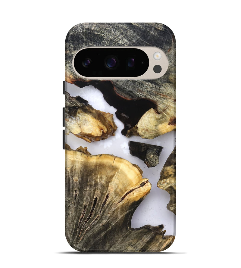 Pixel 10 Pro Wood Live Edge Phone Case - Kayden (Clear, 823724)