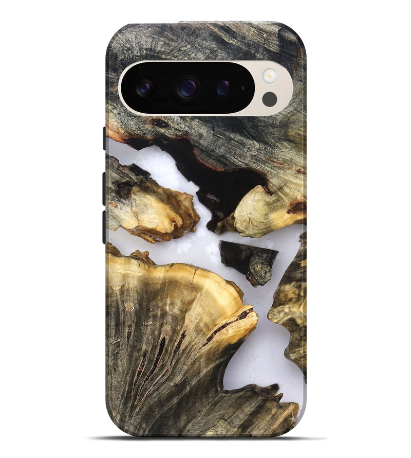 Pixel 10 Pro XL Wood Live Edge Phone Case - Kayden (Clear, 823724)