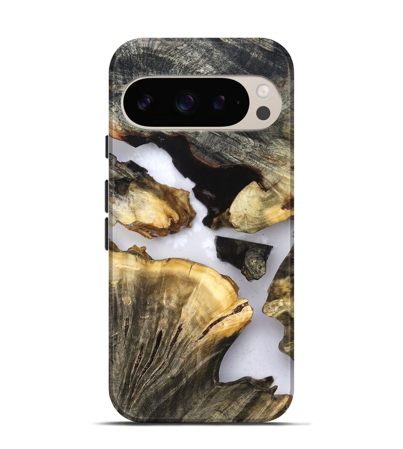 Pixel 9 Wood Live Edge Phone Case - Kayden (Clear, 823724)