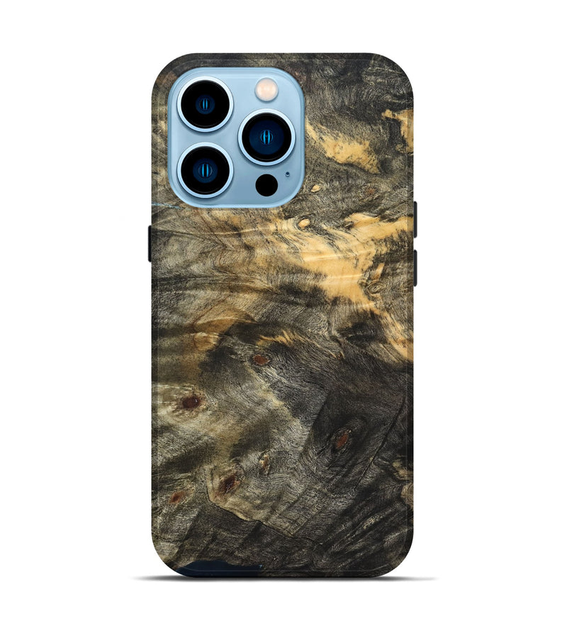 iPhone 14 Pro Wood Live Edge Phone Case - Bradyn (Solid Wood, 823726)