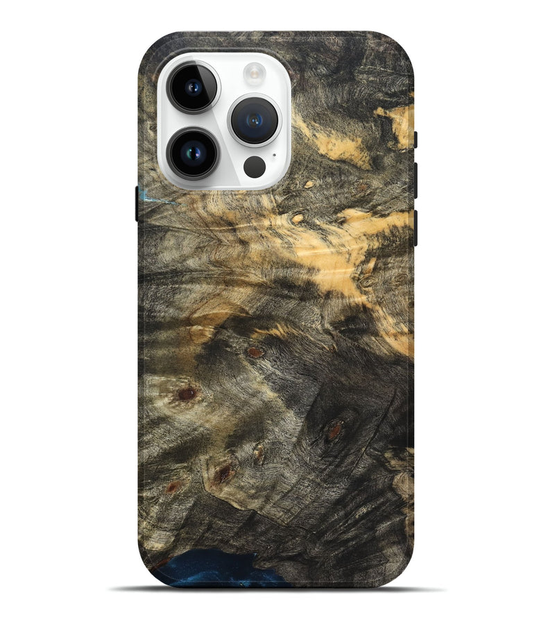 iPhone 15 Pro Max Wood Live Edge Phone Case - Bradyn (Solid Wood, 823726)