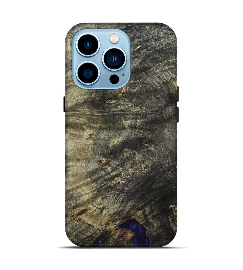 iPhone 14 Pro Wood Live Edge Phone Case - Viviana (Solid Wood, 823727)