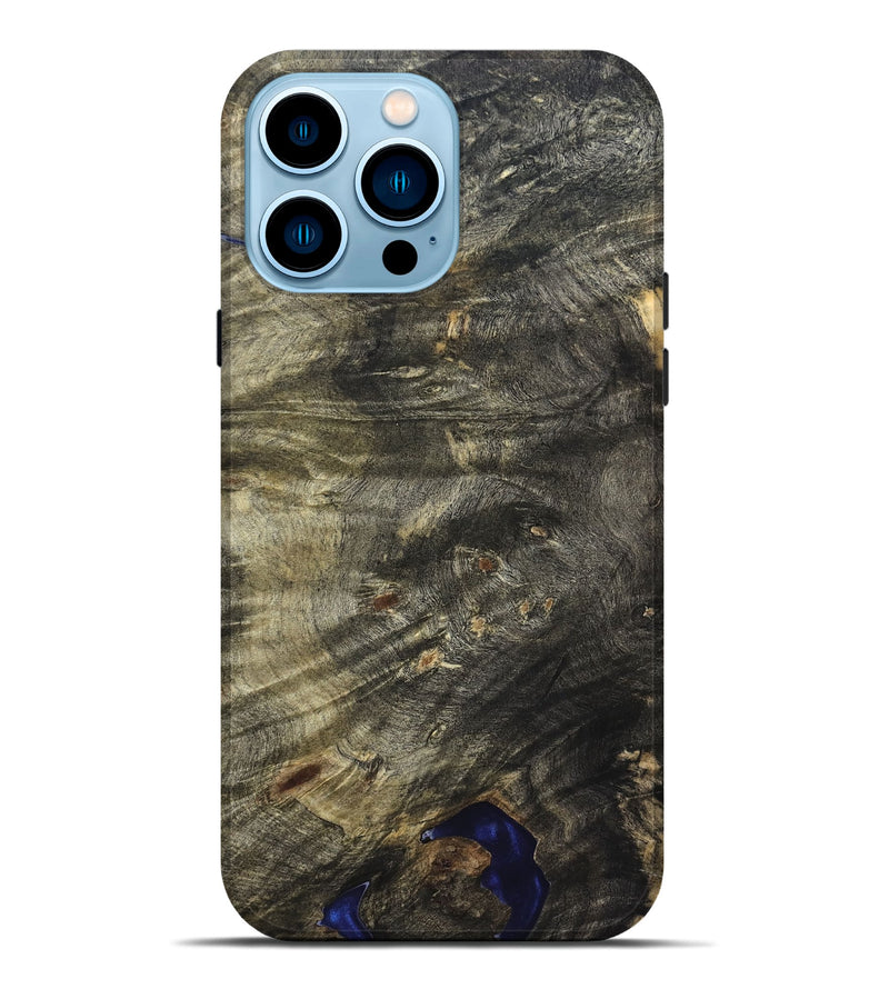 iPhone 14 Pro Max Wood Live Edge Phone Case - Viviana (Solid Wood, 823727)