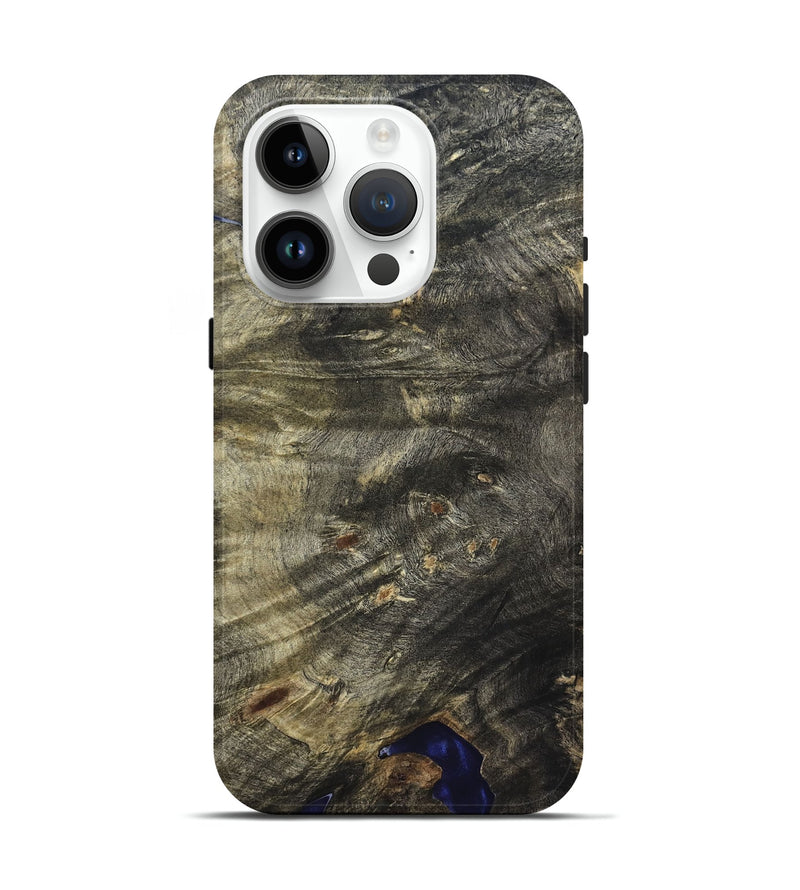 iPhone 15 Pro Wood Live Edge Phone Case - Viviana (Solid Wood, 823727)