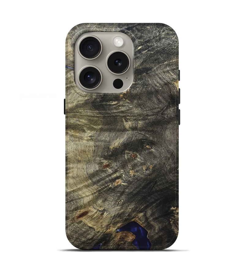 iPhone 16 Pro Wood Live Edge Phone Case - Viviana (Solid Wood, 823727)