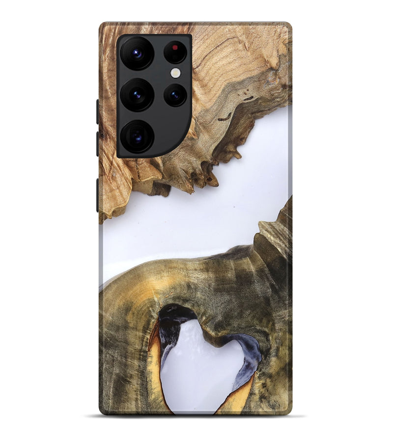 Galaxy S22 Ultra Wood Live Edge Phone Case - Eldora (Clear, 823728)