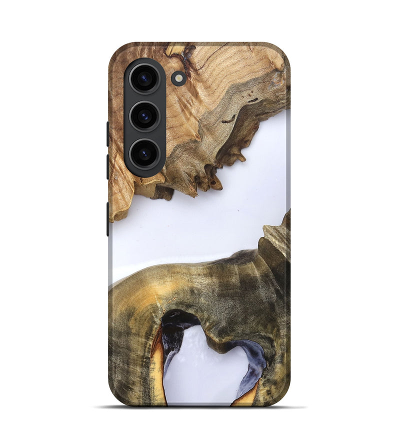 Galaxy S23 Wood Live Edge Phone Case - Eldora (Clear, 823728)