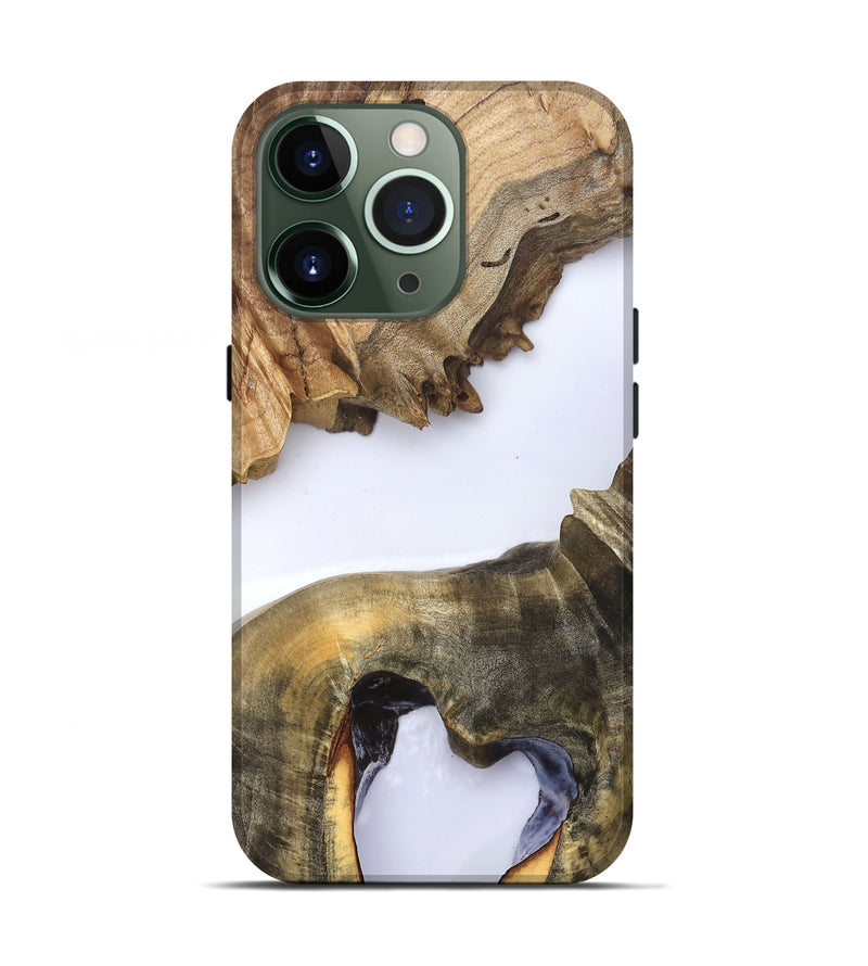 iPhone 13 Pro Wood Live Edge Phone Case - Eldora (Clear, 823728)