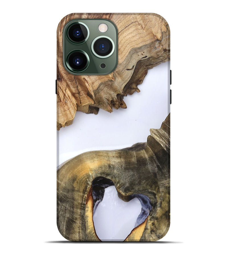 iPhone 13 Pro Max Wood Live Edge Phone Case - Eldora (Clear, 823728)