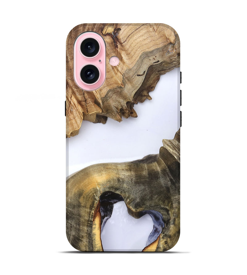 iPhone 17 Wood Live Edge Phone Case - Eldora (Clear, 823728)