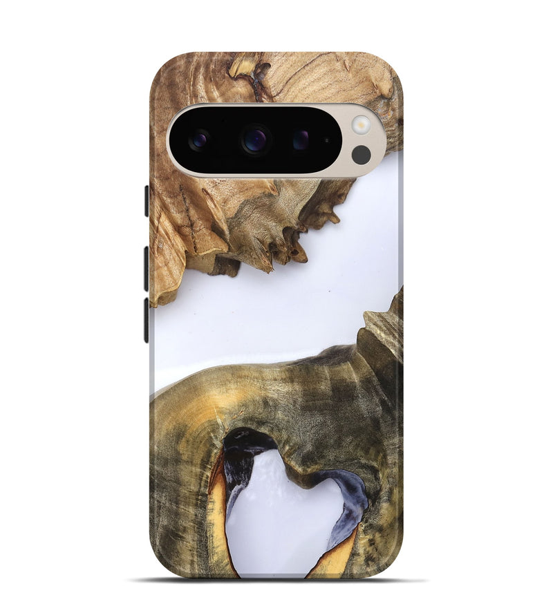 Pixel 9 Wood Live Edge Phone Case - Eldora (Clear, 823728)