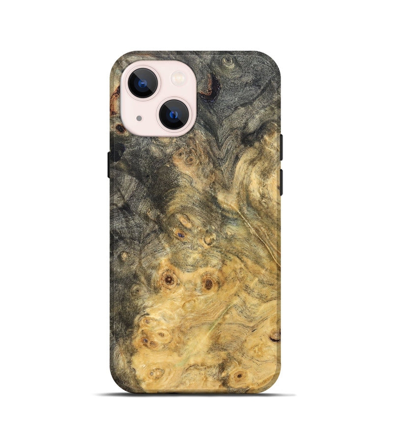 iPhone 13 mini Wood Live Edge Phone Case - Emelia (Solid Wood, 823729)