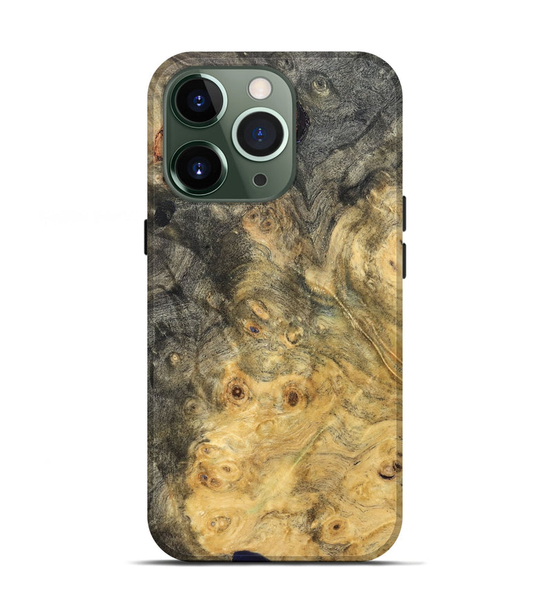iPhone 13 Pro Wood Live Edge Phone Case - Emelia (Solid Wood, 823729)
