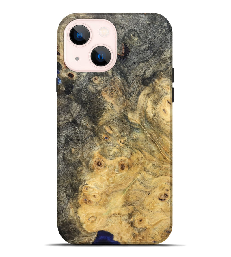 iPhone 14 Plus Wood Live Edge Phone Case - Emelia (Solid Wood, 823729)
