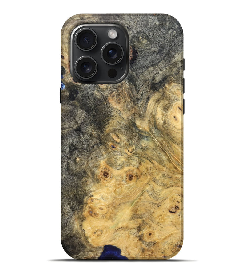 iPhone 16 Pro Max Wood Live Edge Phone Case - Emelia (Solid Wood, 823729)
