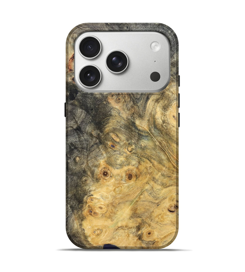 iPhone 17 Pro Wood Live Edge Phone Case - Emelia (Solid Wood, 823729)