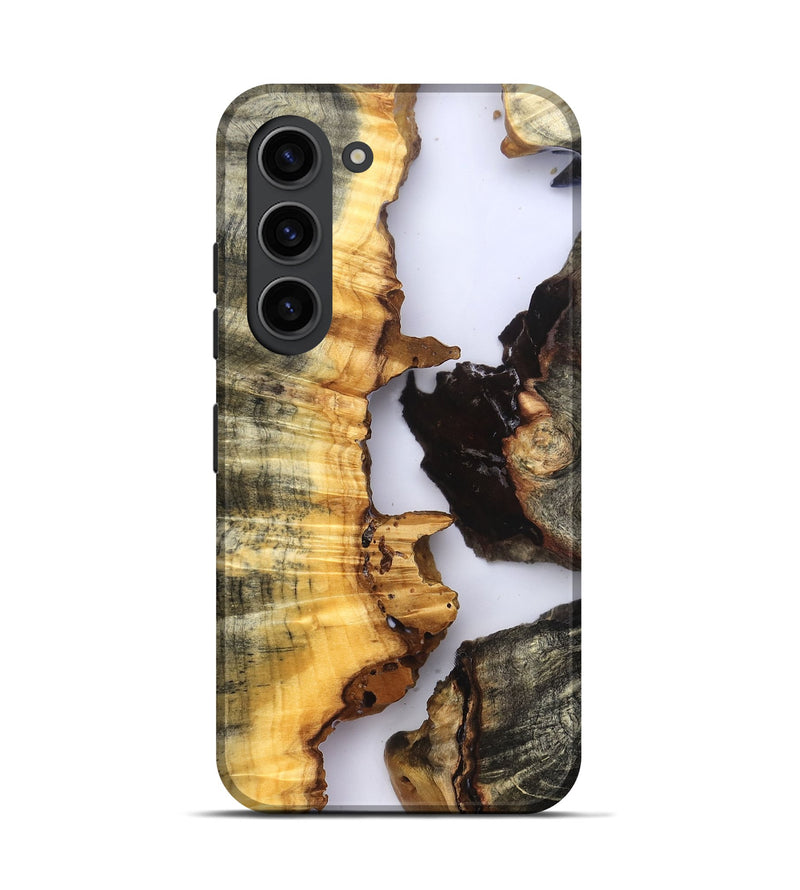 Galaxy S23 Wood Live Edge Phone Case - Akeem (Clear, 823735)
