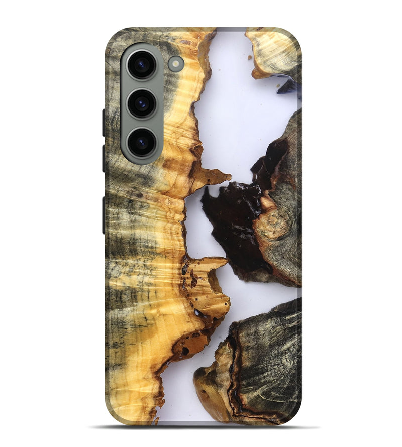 Galaxy S23 Plus Wood Live Edge Phone Case - Akeem (Clear, 823735)