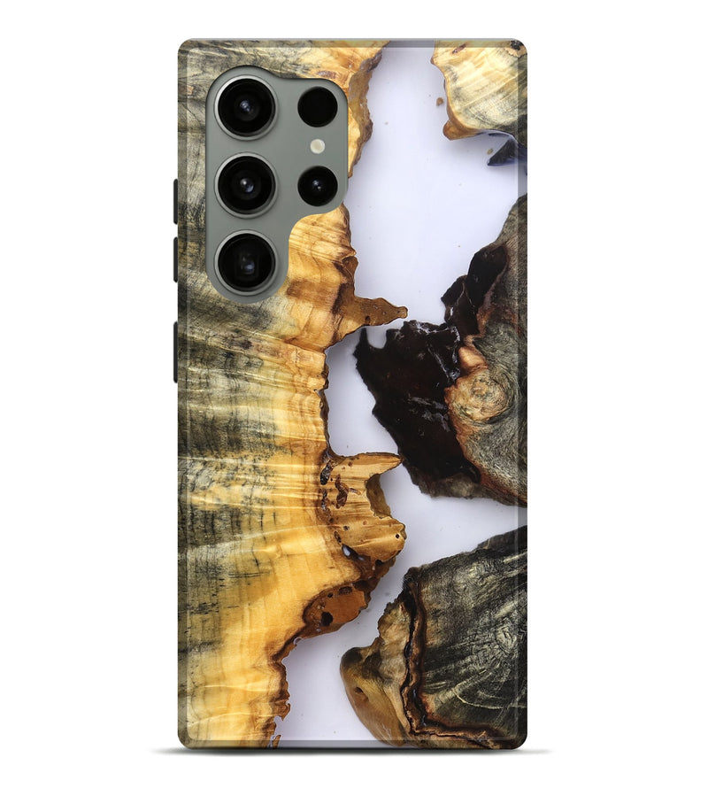 Galaxy S24 Ultra Wood Live Edge Phone Case - Akeem (Clear, 823735)