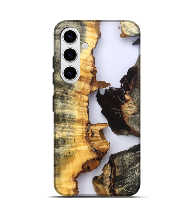 Galaxy S25 Wood Live Edge Phone Case - Akeem (Clear, 823735)